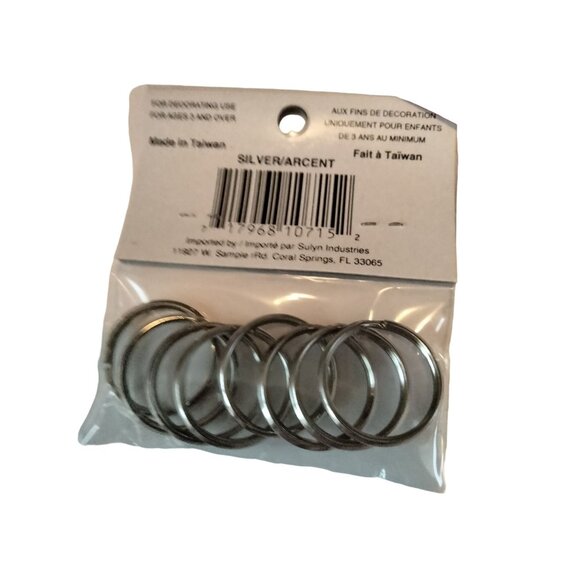 25 mm Split Ring Key Holder Create A Crafts 8 Rings - Picture 6 of 6